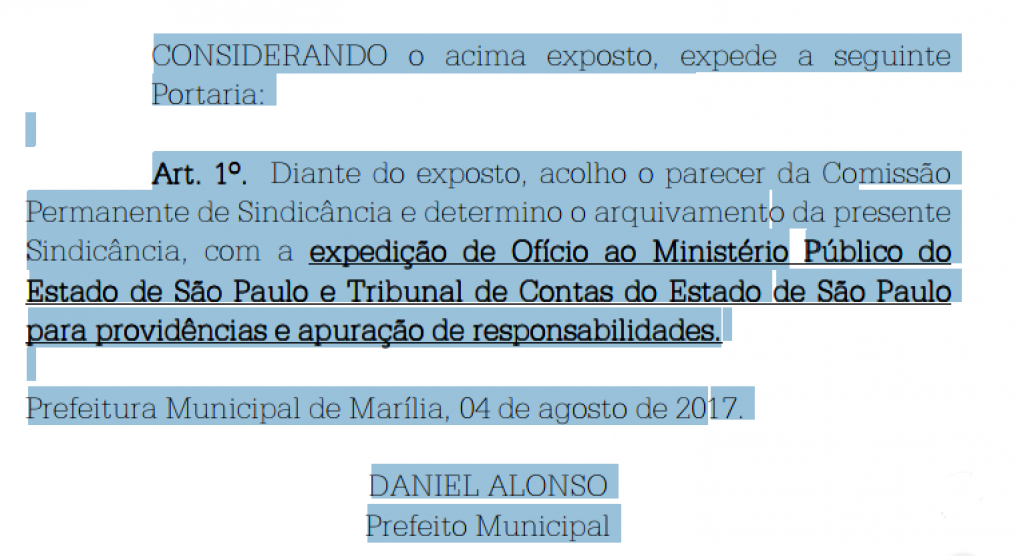 Prefeitura culpa ex-secretário por rombo em contas e manda caso ao MP