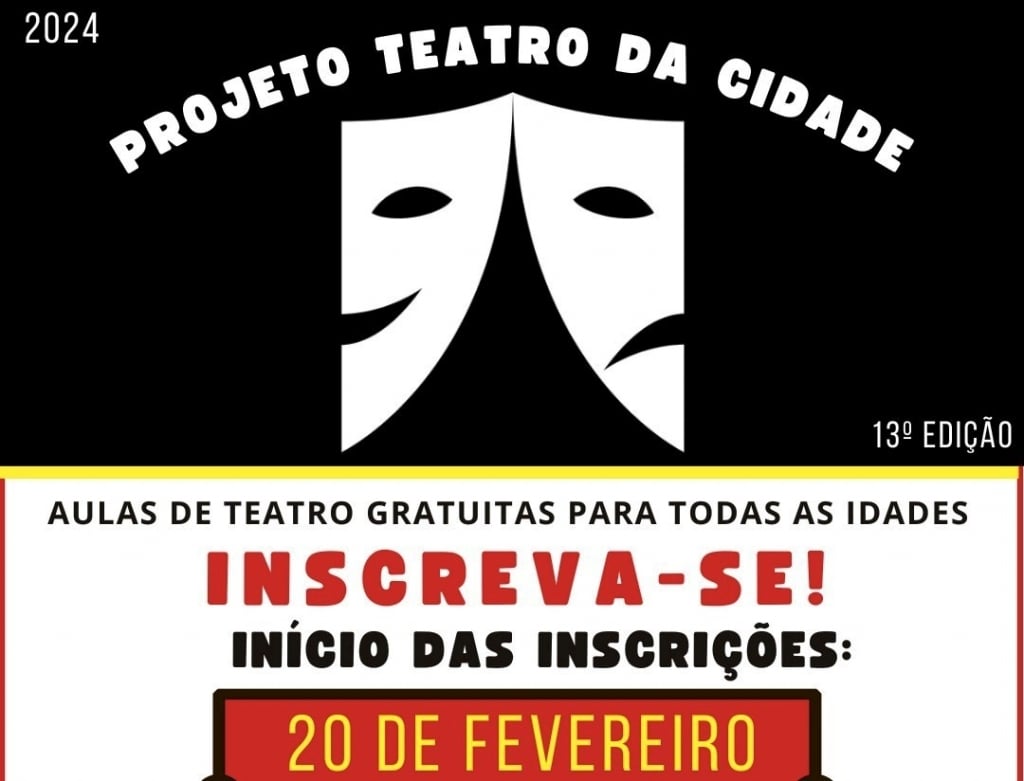 Projeto Teatro da Cidade abre inscrições para 180 vagas em Marília