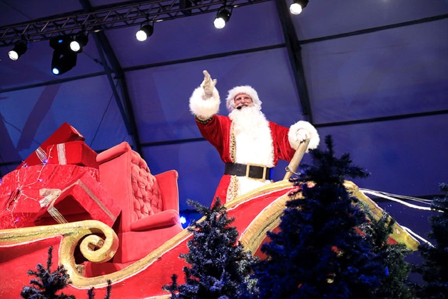 'O Grande Desfile de Natal', espetáculo do festival 'Natal Luz', em Gramado.