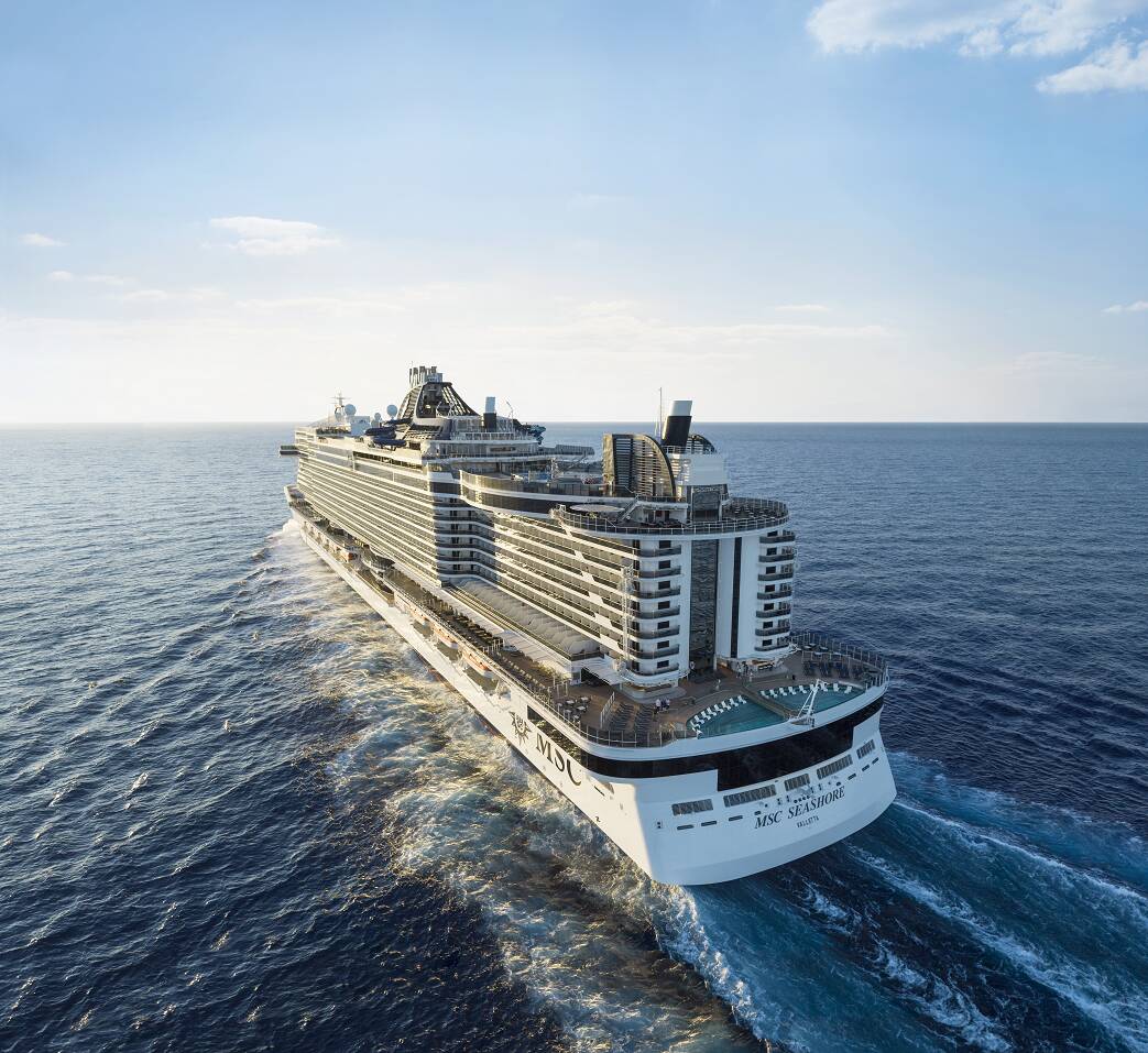 MSC Seashore. Foto: Divulgação