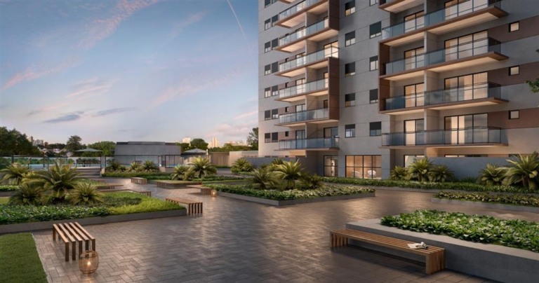 O empreendimento da Menin oferece uma proposta de condomínio vertical moderno, com três torres de apartamentos – Fotos: Divulgação