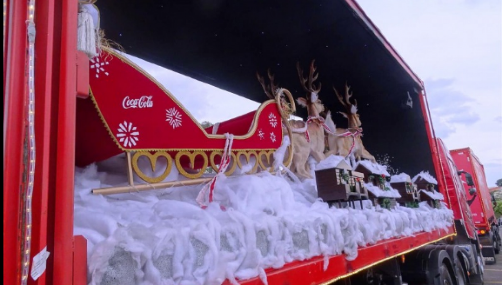 Caravana de Natal Coca-Cola chega no sábado, veja trajeto