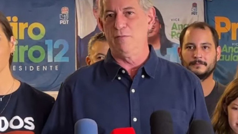 Ciro Gomes evita declarar apoio e se diz preocupado com o país