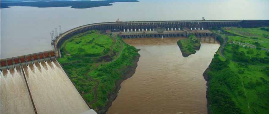 Usina de Itaipu.. Foto: Reprodução/Youtube Turismo Itaipu 06.10.2022