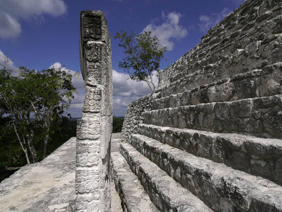 Ruínas Calakmul, no México. Foto: Reprodução