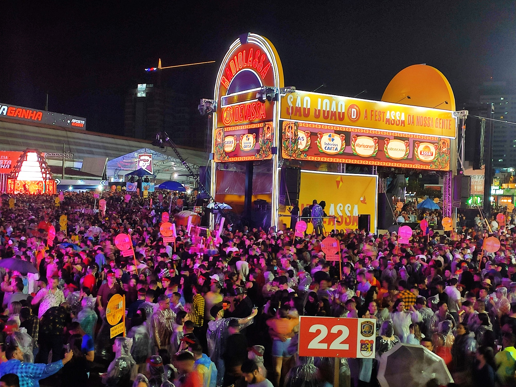 Houve um aumento de 20% em segurança para o evento, e isso se faz visível aos olhos, com policias militares espalhados por todo o local . Foto: Renan Tafarel/iG Turismo - 24/06/2023