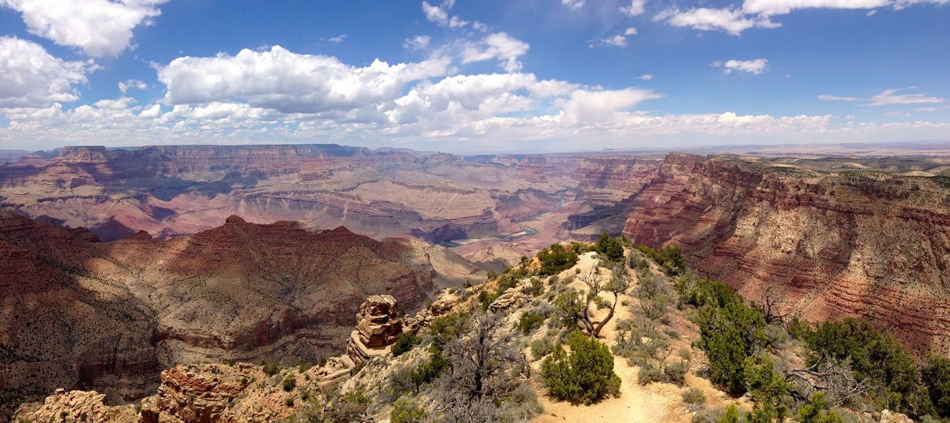 Rafaella Ferraz em viagem pelo Grand Canyon