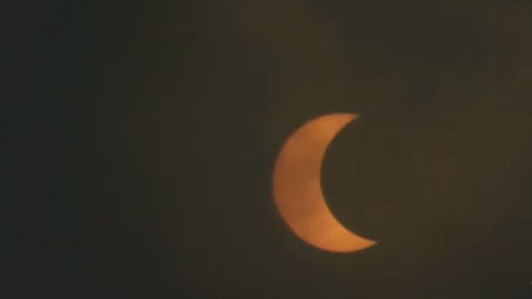 Reprodução/redes sociais Eclipse no Ceará