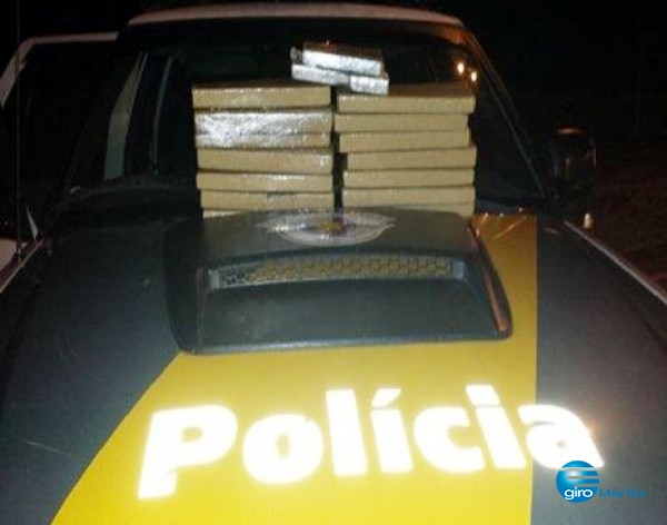 Adolescente flagrada com 13kg de maconha em ônibus