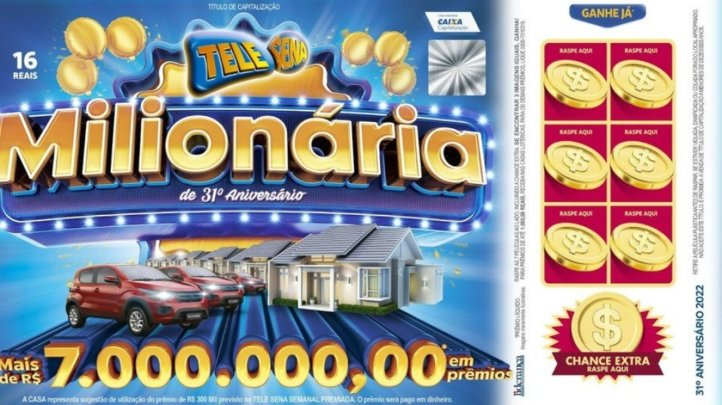 Tele Sena de Aniversário conta com premiações de até R$7 mi Tele Sena de Aniversário conta com premiações de até R$7 mi