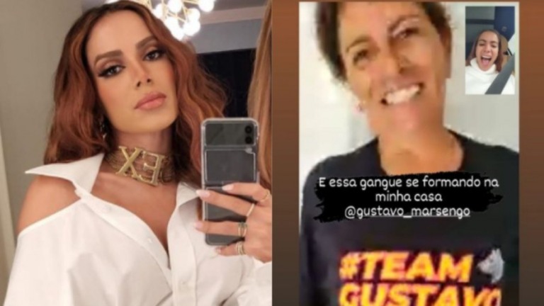 'BBB 22': Anitta reage a familiares usando camiseta de participantes