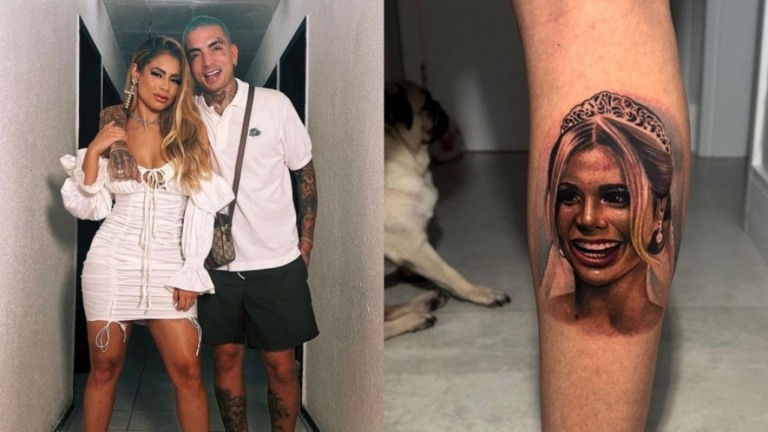 MC Guimê tatua o rosto de Lexa: "Símbolo do amor e gratidão"