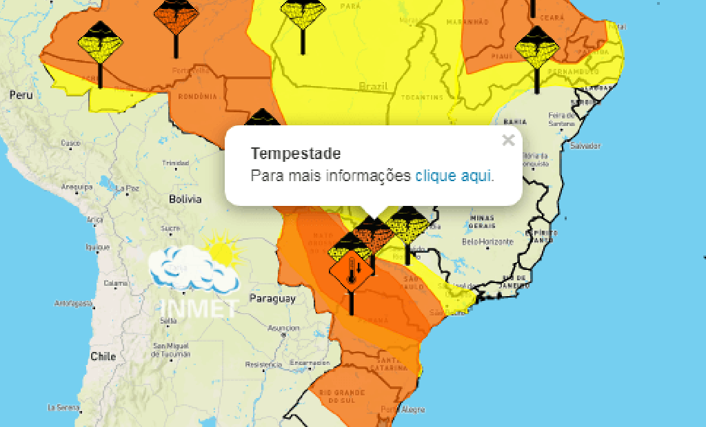 Final de semana tem alerta de tempestade em Marília e cidades da região; vídeo