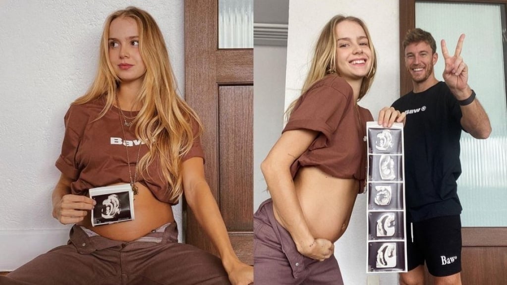 Grávida de gêmeos, Isabella Scherer mostra o barrigão ao posar nua Grávida de gêmeos, Isabella Scherer mostra o barrigão ao posar nua
