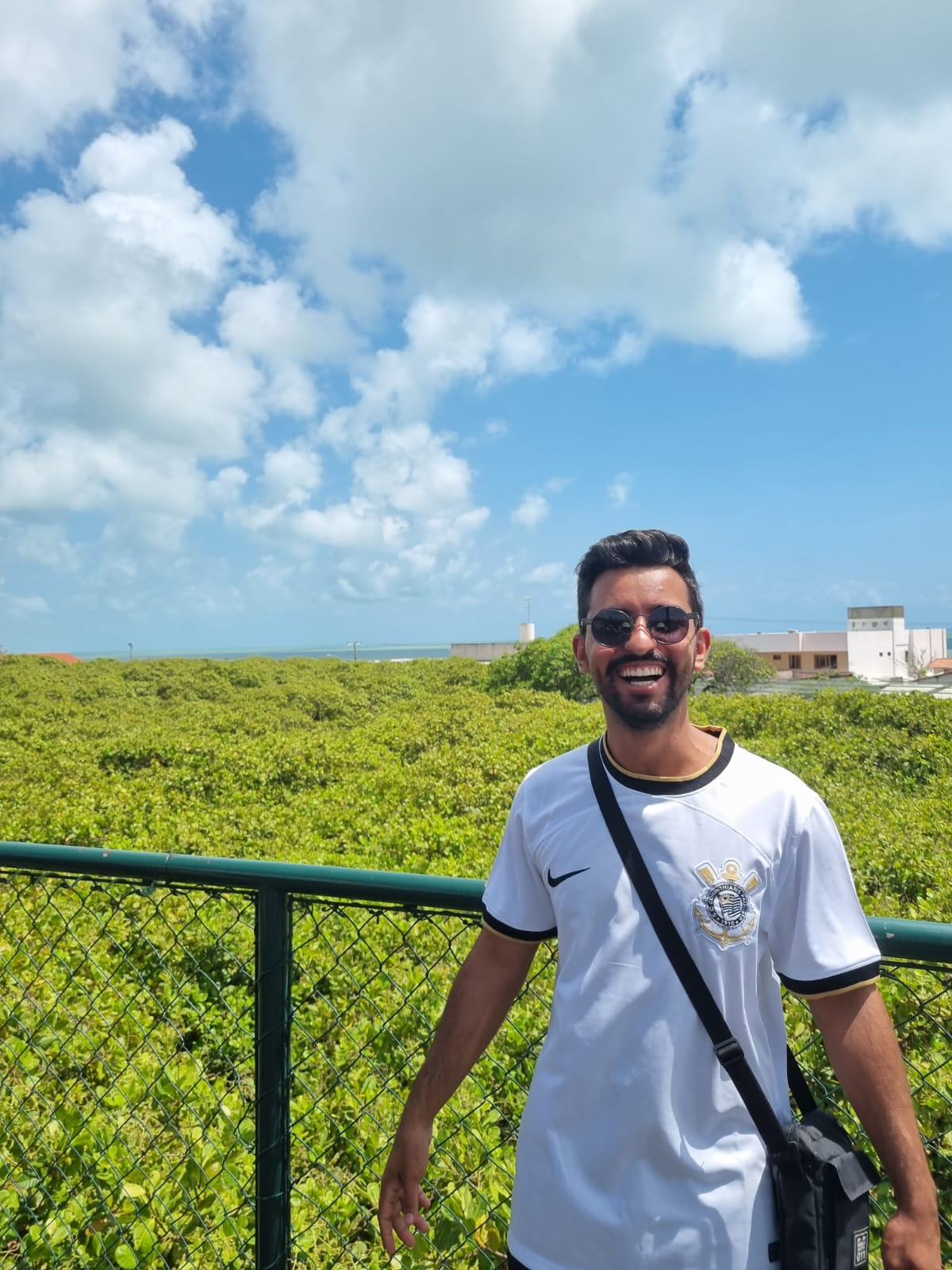 O coordenador de viabilidade, Lucas Costa, em Natal (RN). Foto: Arquivo pessoal