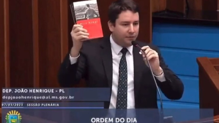 MS: deputado bolsonarista menciona Hitler na Assembleia Legislativa