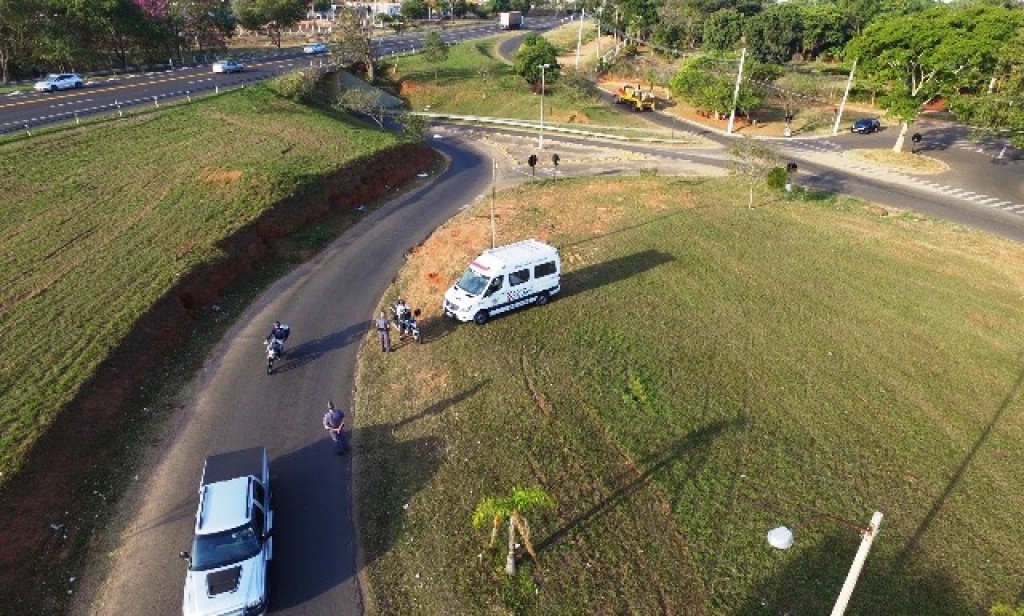 Polícia faz operação com drones para fiscalizar trânsito na zona norte