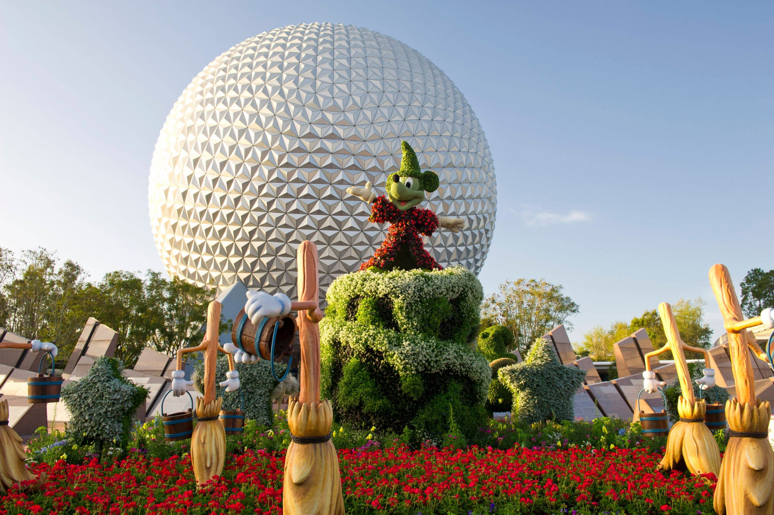 Epcot tem globo emblemático na entrada. Foto: Divulgação