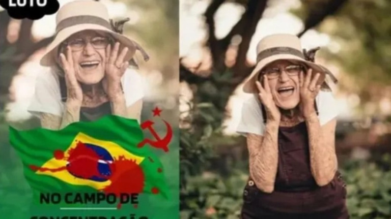 Nojento, diz neta de idosa usada por bolsonaristas em fake de morte