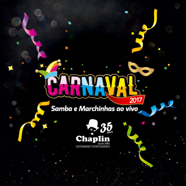 Chaplin anuncia programação de carnaval e faz esquenta neste sábado