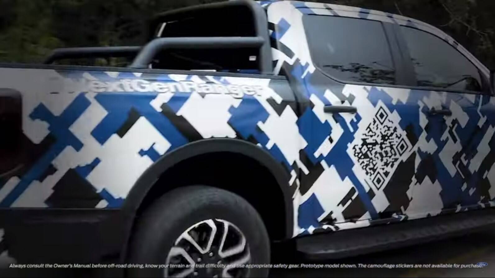 Ford Ranger - Teaser. Foto: Divulgação