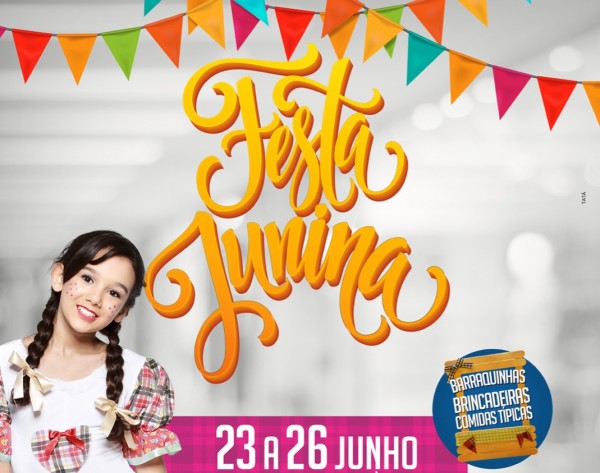 Shopping faz festa junina com arrecadação para entidades