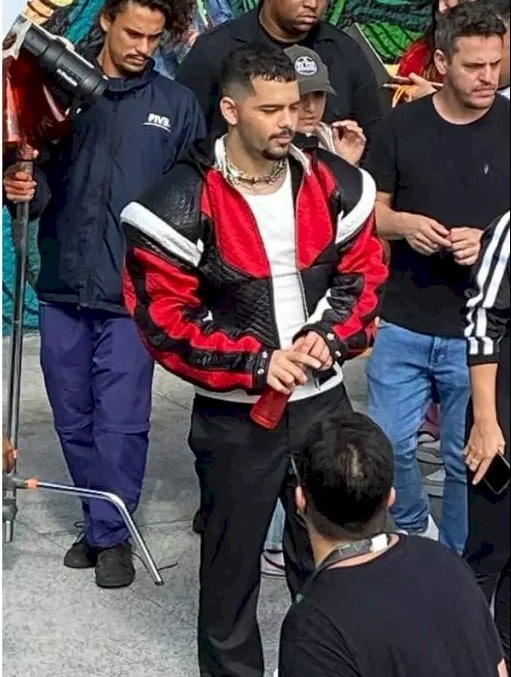 Pedro Sampaio é flagrado gravando clipe de nova música