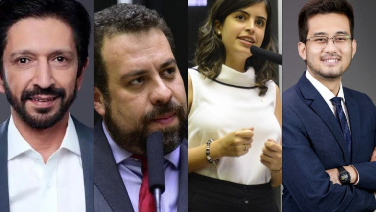 Reprodução/Montagem iG Os principais pré-candidatos à prefeitura de São Paulo
