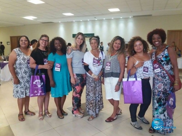 Delegadas de Marília durante a conferência estadual, em Atibaia – Divulgação