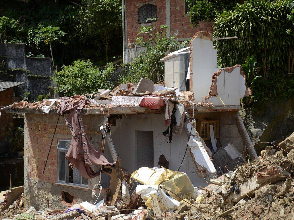 Morro da Oficina, em Petrópolis local mais atingido pela enchente há um mês. Foto: Tomaz Silva/Agência Brasil - 14.03.2022