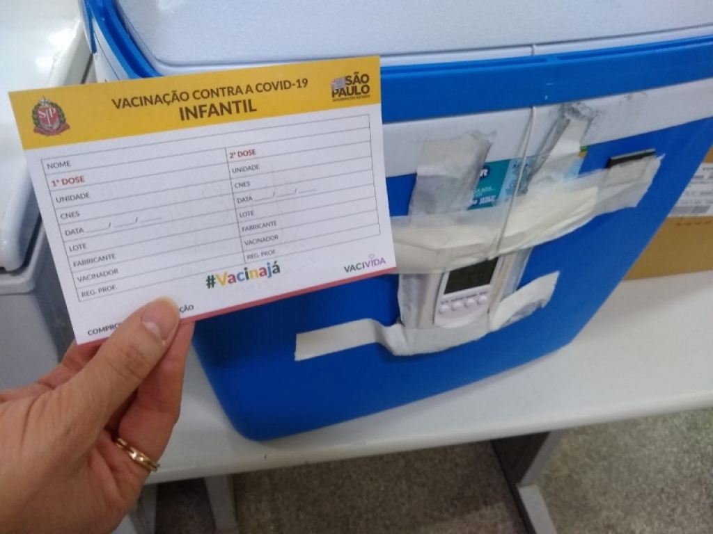 Vacinação de crianças começa quarta-feira em Marília, cadastro na terça