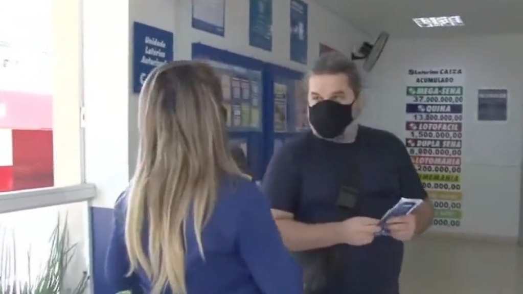 Homem diz que usaria prêmio da loteria para financiar campanha de Lula