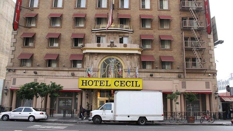 Cecil Hotel, em Los Angeles. Foto: Wikipedia Commons