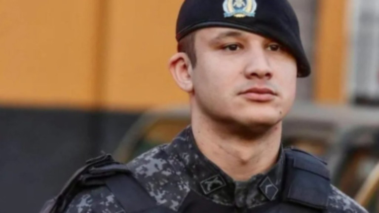 Reprodução Policial Patrick Bastos Reis, da Rota, foi baleado e morto quanto fazia patrulhamento no Guarujá (SP)