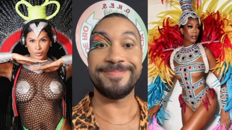 Gil do Vigor, Pocah e Camilla de Lucas desfilam na Grande Rio