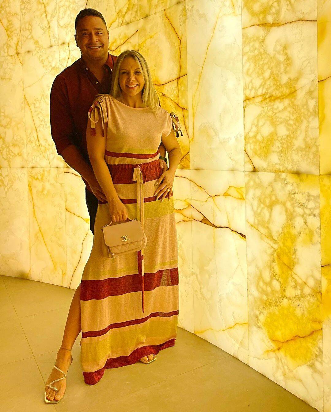 Carla Perez e Xanddy em Dubai. Foto: Reprodução/Instagram