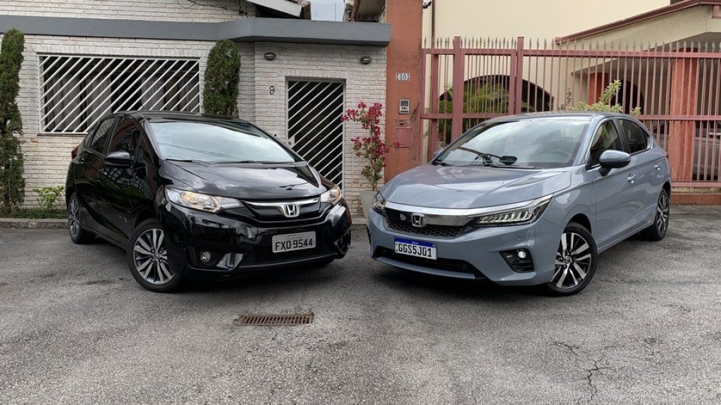 Testamos o novo Honda City Hatch e comparamos com o Fit. Vale a troca?