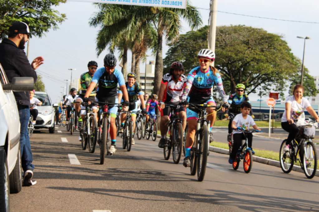 Pedalada solidária abre semana do MCDia Feliz em Marília