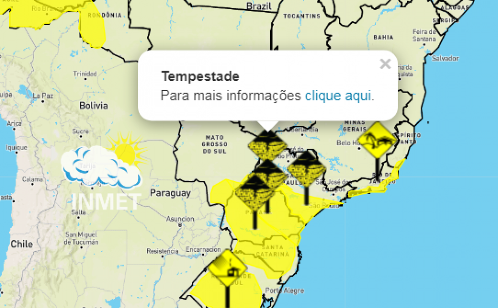 Frente fria traz vento e chuva para Marília; região tem risco de tempestade