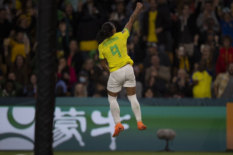 Segundo jogo da Seleção Feminina Principal na Copa do Mundo Feminina (Brisbane): Brasil x França. Debinha