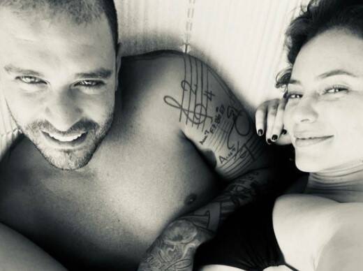 Paolla Oliveira posa com Diogo Nogueira. Foto: Reprodução/Instagram