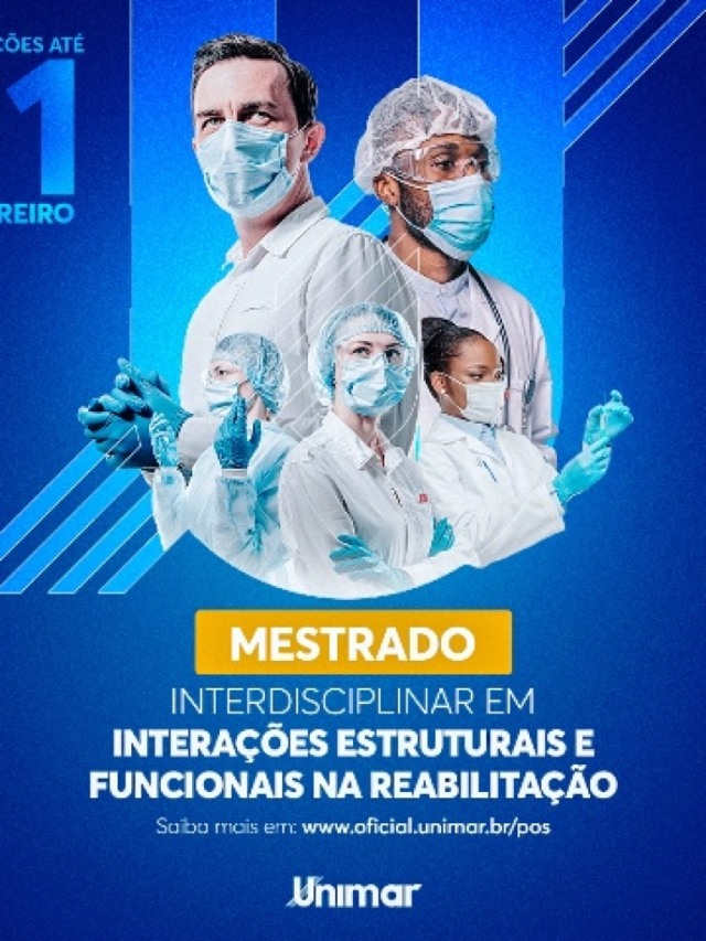 Mestrado Interdisciplinar em Saúde da Unimar recebe inscrições até dia 11