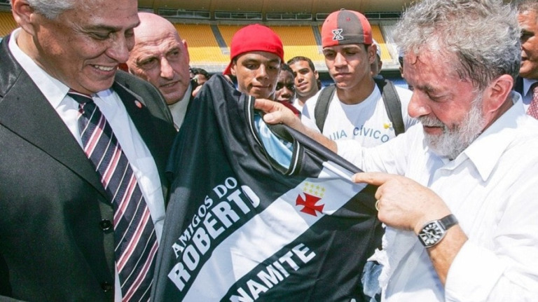 Lula lamenta morte de Dinamite: 'Um gigante na história do Vasco'