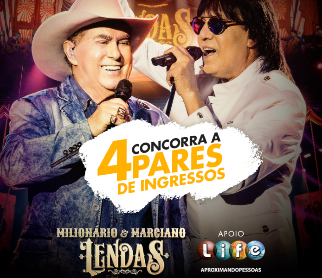 Life sorteia ingressos para show Lendas em Marília