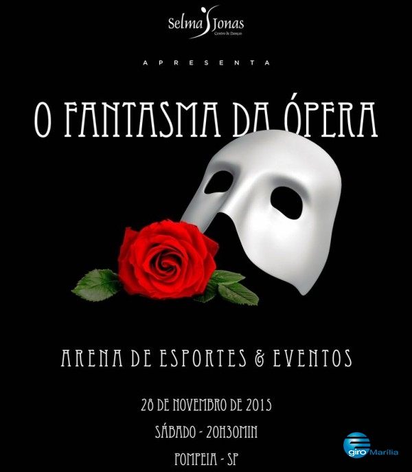 DANÇA - Selma Jonas apresenta O Fantasma da Ópera em Pompéia