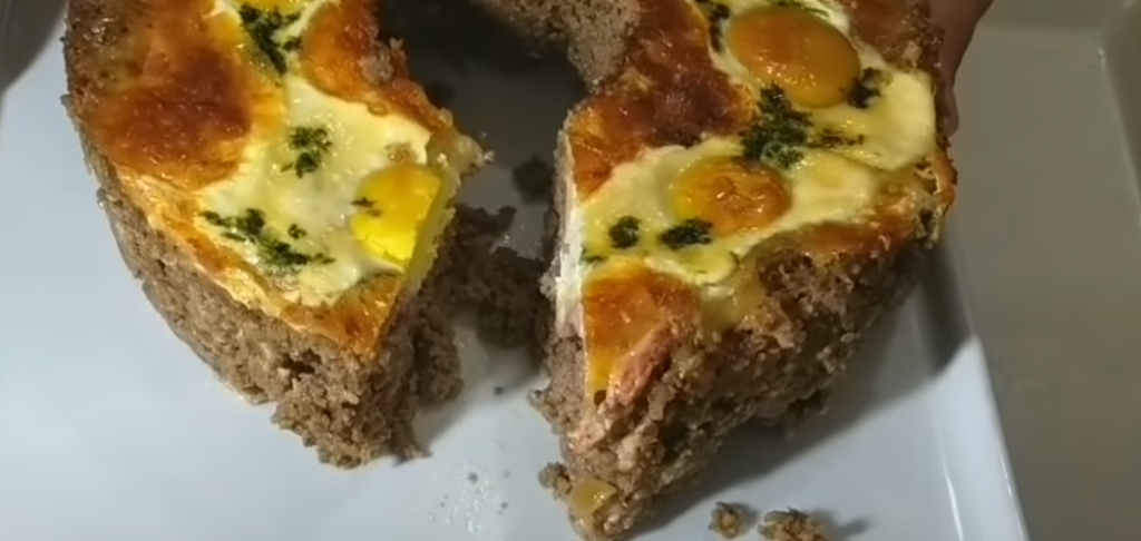 Bolo de carne moída no microondas