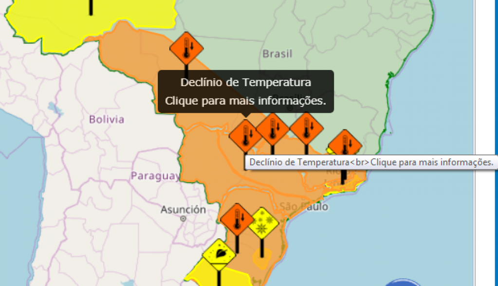 Marília e região têm novo alerta para queda brusca de temperaturas