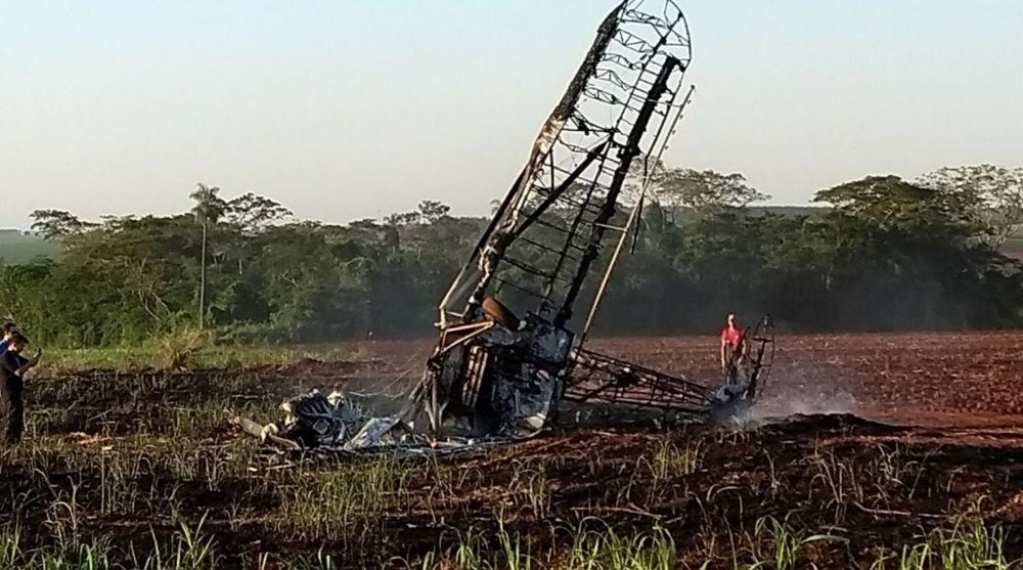 Neto de prefeito do Tocantins morre em acidente de avião em Itápolis