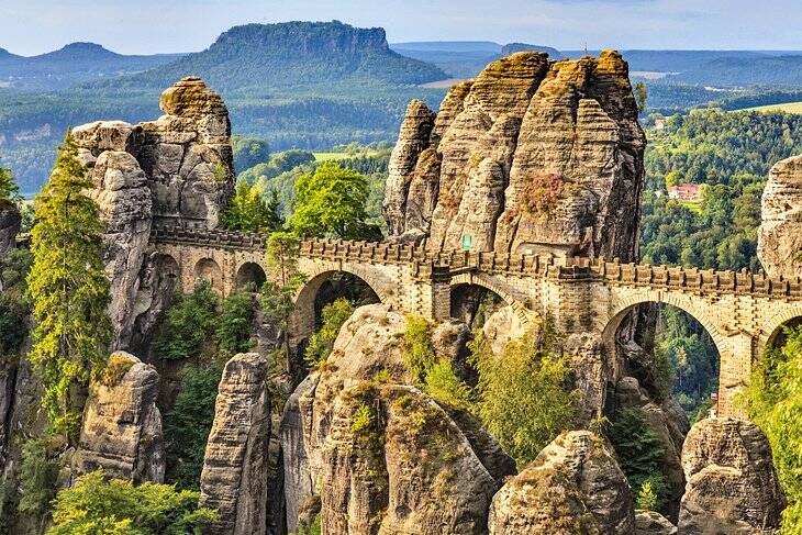 Formações rochosas do Bohemian Switzerland National Par. Foto: Panetware/Reprodução