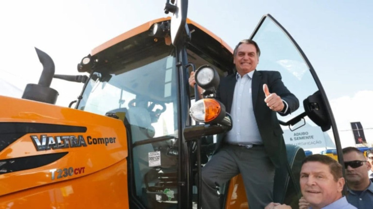Allan Santos/PR – 01.05.2023 O ex-presidente Jair Bolsonaro durante a Agrishow, em 2019
